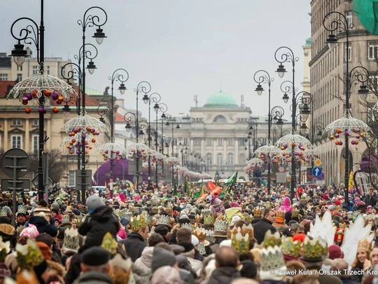 Orszak Trzech Króli Warszawa 2014