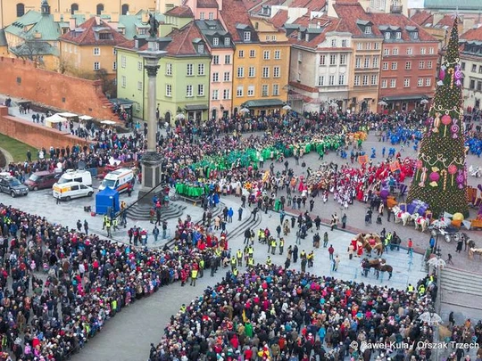 Orszak Trzech Króli Warszawa 2014